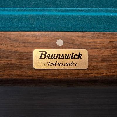 1973 Brunswick Ambassador pool table
