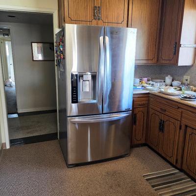 LG 36 inch French door stainless steel refrigerator