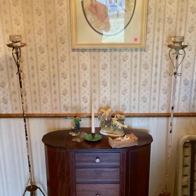 Sale Photo Thumbnail #24: Antique Martha Washington sewing cabinet