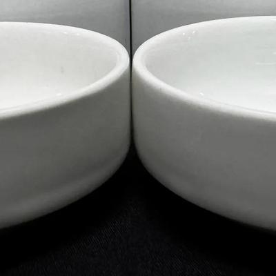 Set of 2 FOH White Porcelain Ramekins / Prep Bowls – Restaurant Grade