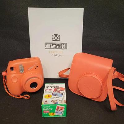 INSTAX mini 7plus, with film, case & Adventure Challenge Couples Edition scrapbook