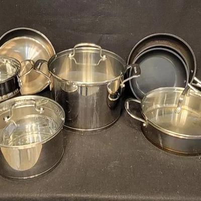 Large Set of Cuisinart Cookware