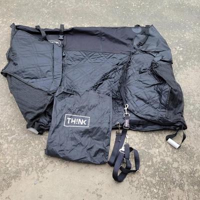 Think Designs Car Seat Cover with Pet Seat Belts