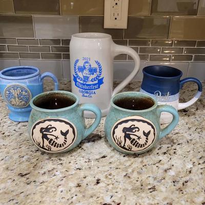 Pottery Mugs, Steins, Etc