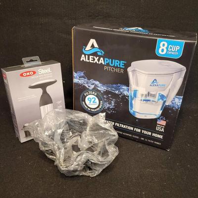 AlexaPure Pitcher, Wine Opener, Taco Bakers