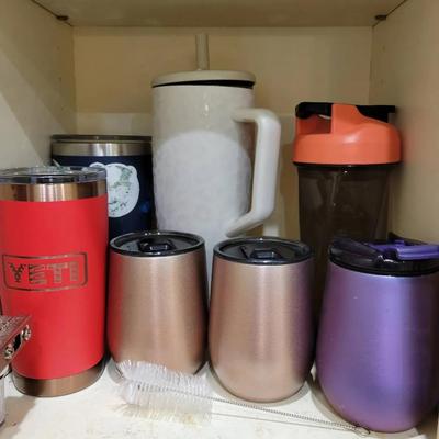 (2) Yeti Cups, Etc