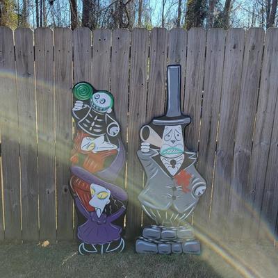 Nightmare Before Christmas Stand Up Lawn Decor: The Mayor & Lock, Shock & Barrel