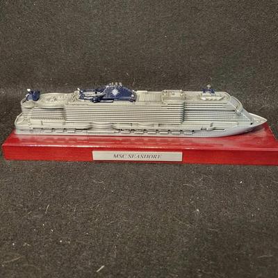 Official MSC Cruise Line Scale Model Ship Replica-SEASHORE
by Pazzaglia-Made in Italy