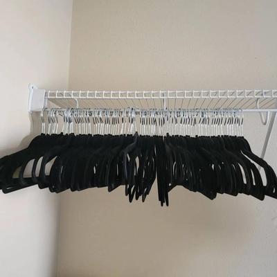 Black Velvet Hangars
