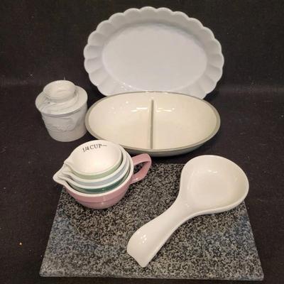 Assorted Ceramic Cookware and Accessories