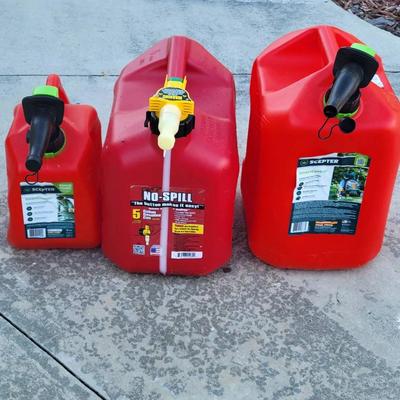 (3) Gas Cans