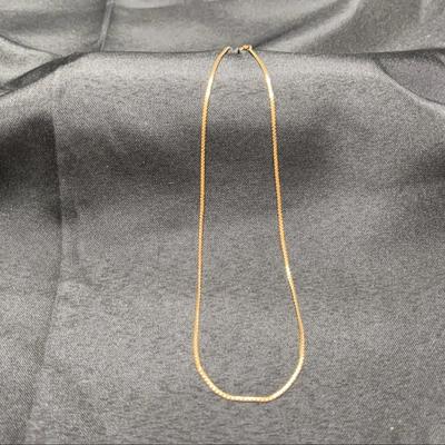 14K Yellow Gold Necklace | Classic Chain Design | Total Weight 5g