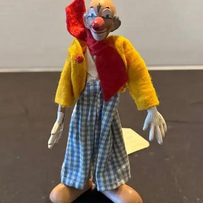Schleich’s Biebefguren Clown Bendable Figure - Made in Germany, Colorful, Fun Doll