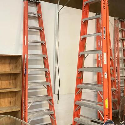 10 Ft and 12 Foot Werner Ladders (CARNEGIE)