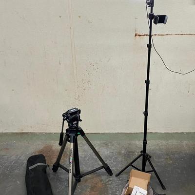 UBeesize Ring Light with Tripod Stand and Velbon CX-687 Tripod