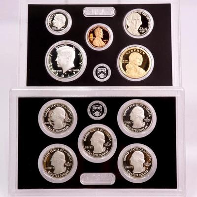 2017 US Mint Silver Proof Set With 7 90% Silver Coins