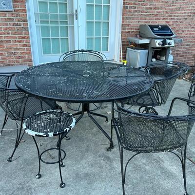 Cast-Iron Patio Set