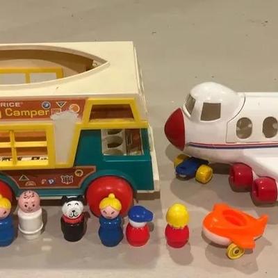 Fisher Price Family Camper & Plane