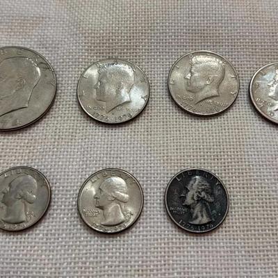 Eisenhower Silver Dollar & Bicentennial Coins