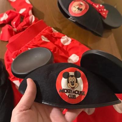 Mickey Mouse Club Ears & Minnie Mouse Costume