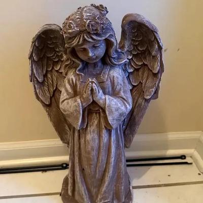 Cement Angel Garden Statue