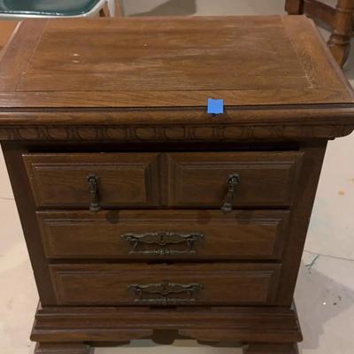 Vintage Wood NightStand 