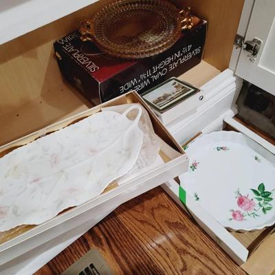 Mikasa, Christineholm, and Other Brands - Mixed Lot of Platters, Bowls, and Servers 