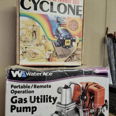Gas and Electric Emergency Water Pumps
