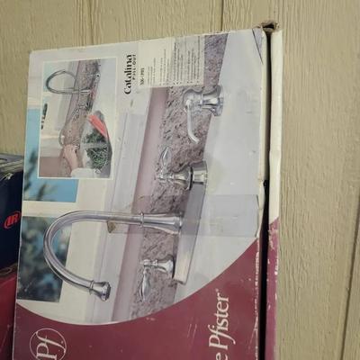 Home Repair Lot - Locksets Faucet Kick Plates Paint and Rollers