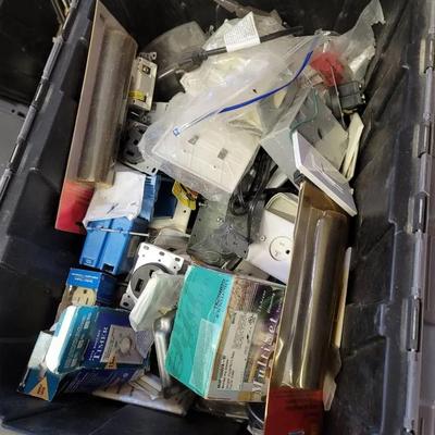 Electrical Home Improvement Tote Lot Plugs Receptacles