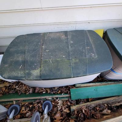 Exterior Storage and Lawn and Garden Supplies - 2 Tote Lot