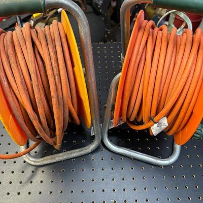 Extension Cord with Reel 100ft Each - 2 Pc