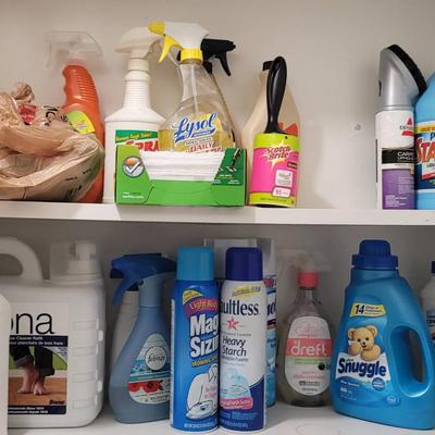 Laundry Supplies Cabinet Lot