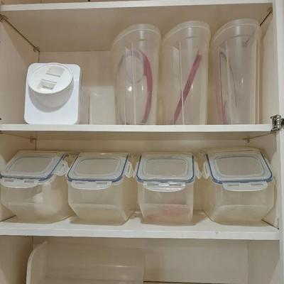 Plastic Storage Container Lot