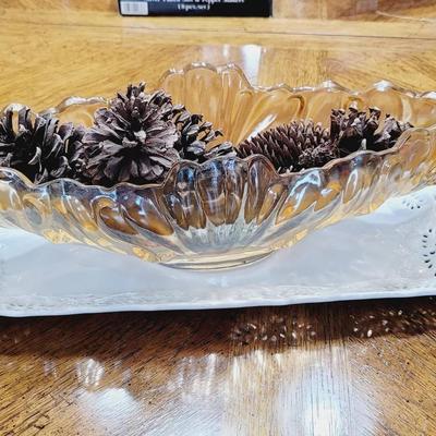 Table Centerpieces or Serving Trays - 2 Pc 
