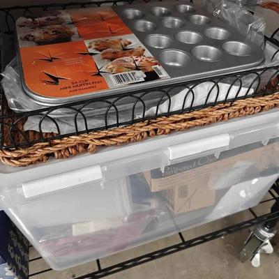 Baker's Lot - Cookie Cutters, Muffin Tins With Pampered Chef Items