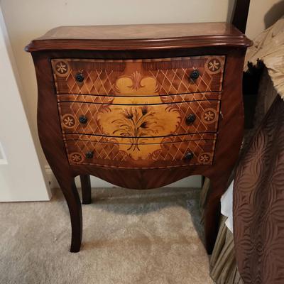 Handpainted Wooden Nightstand