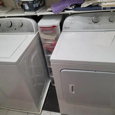 Whirlpool Washer and Dryer Set Ground Floor Access - Bring Help to Move