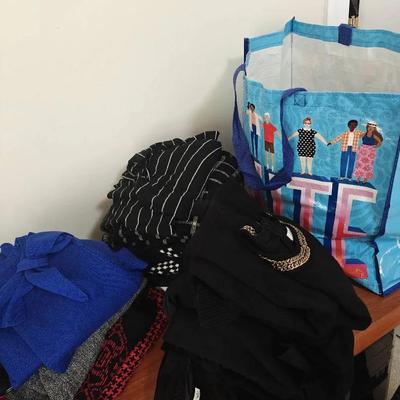 Fall/Winter Dress Lot (13 Pc) Size L-XL/12-14. Ralph Lauren, Calvin Klein, and More