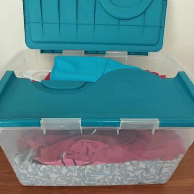 Woman's Mixed Clothing Tote, Includes Chico's S 1-1.5, Pants Sz. 12-14, Shirts S-Lg 