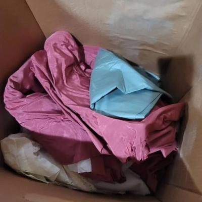 Enormous Lot of Vintage Curtains | Upcycling Fabric Retro Linens 