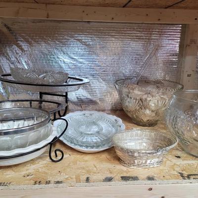 Large Serving Ware Lot Platters Bowls More