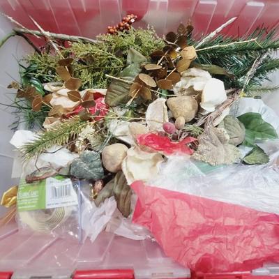 Faux Flowers, Mixed Florals, and Greenery  - Tote Lot 