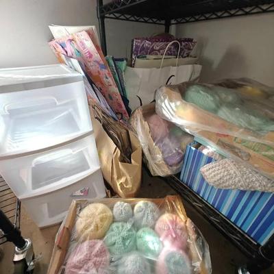 Knitted Baby Bonnet Lot - 30-piece+ Including Storage/Reusable Bag 