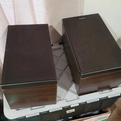 Sony Ss-555 Vintage Speaker Set - No Wires Included