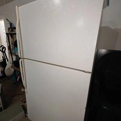 Whirlpool Estate Refrigerator - In Use - Ground Level Access - Bring Help to Move