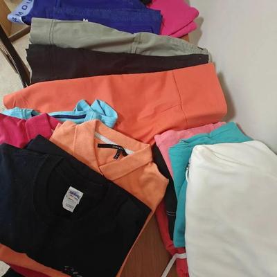 Athletic Wear Lot - Leggings, Shirts, Skorts, and Skirts. Sz L-XL | Under Armour, Suave, etc