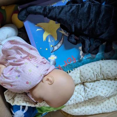 Box of Assorted Toys and Games - Mystery Lot - Sold As Is