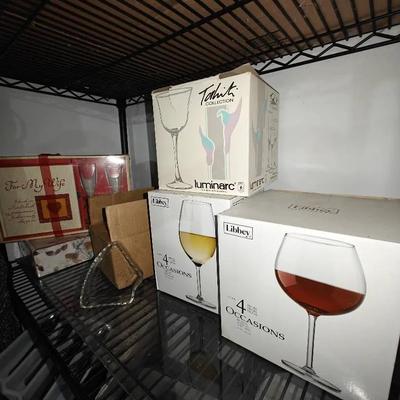 Stem Glassware Lot - Libbey, Luminarc, and More