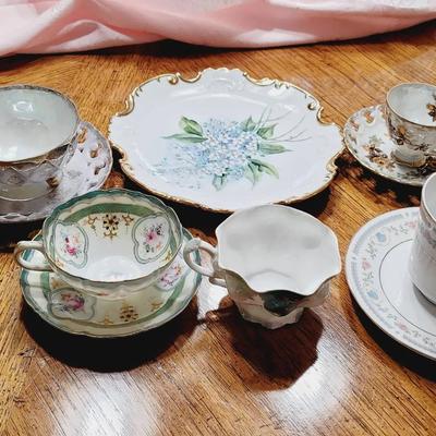 Teacups Plates and Saucers | Antique and Vintage Collection | Floral and Lustre 